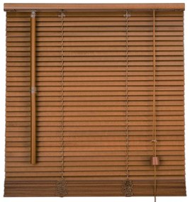 Veneziana INSPIRE Rush in legno, giallo / dorato 100 x 250 cm, Larghezza lamelle: 27 mm