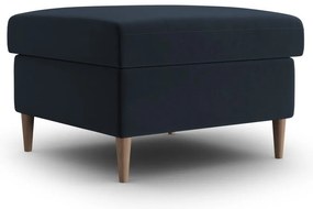 Poggiapiedi blu scuro con rivestimento in velluto Kyoto – Cosmopolitan Design