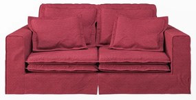 Divano rosso 196 cm Nora – Ropez