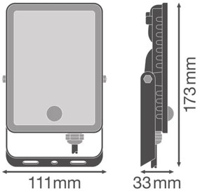 Ledvance - Proiettore da esterno a LED con sensore FLOODLIGHT LED/20W/230V IP65