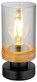 Globo 15557T - Lampada da tavolo FINCA 1xE27/40W/230V metallo/legno