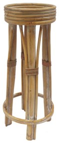 Vaso DKD Home Decor Marrone Rattan Tropicale (22 x 22 x 50 cm)