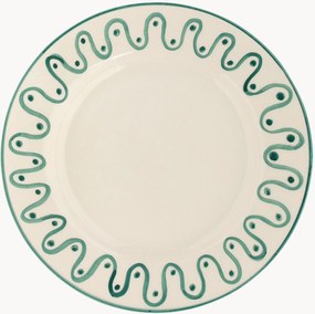 Piatto da portata dipinto a mano Leaf