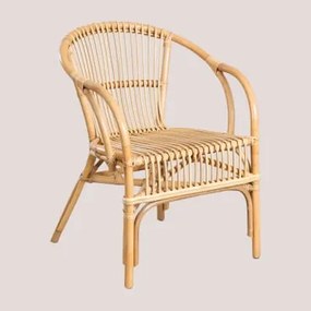Confezione da 2 sedie da giardino in rattan Yungas NATURAL - Sklum