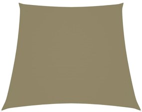Parasole A Vela İn Tela Oxford A Trapezio 3/4x3 M Beige /