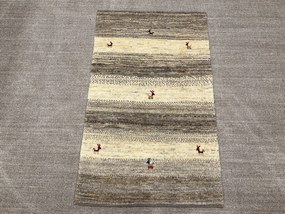 Gabbeh Tappeto persiano 80 x 130 Grigio (Iran) Annodato A Mano