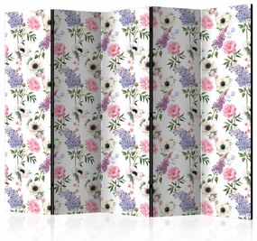 Paravento Roses and Lilacs II [Room Dividers]