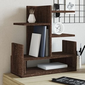 Organizer Scrivania Rovere Marrone 49x20x52,5 Cm Multistrato /