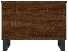 Tavolino Salotto Rovere Marrone 60x44,5x45 cm Legno Multistrato
