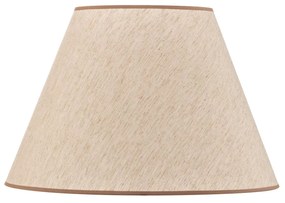Paralume Pseudosofia per piantana ecrù/beige Duolla, Crema / Ambra, Tessuto / Stoffa / Seta