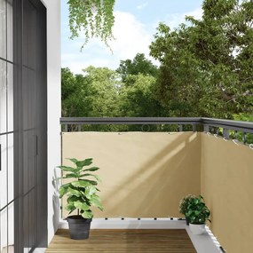 Paravento Da Balcone Crema 500x90 Cm İn Pvc /