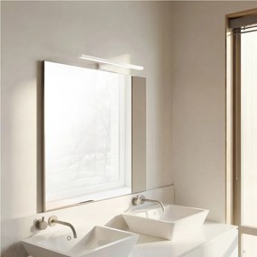 Lampada LED da Specchio 50cm Bianca 8W IP44 Tripla Installazione Colore Bianco Naturale 4.000K