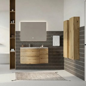 Colonna Armonia reversibile 1 anta rovere oro