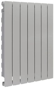 Radiatore acqua calda PRODIGE MODERN in alluminio, 7 elementi, interasse 800 mm, silver