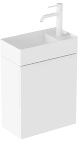 Ravak XJX01240000 - Lavabo da appoggio VEDA SLIM 40x22 cm ceramica/bianco