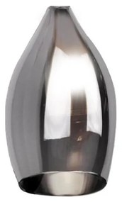 Azzardo - Vetro di ricambio per lampadario IZZA - nero diametro 13 cm