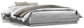 Giroletto Con Luci Led Grigio Sonoma 120x200 Cm /