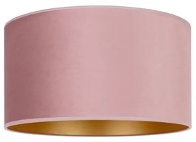 Duolla - Plafoniera ROLLER 1xE27/15W/230V diametro 40 cm rosa/oro