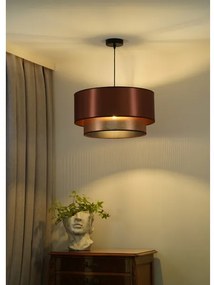 Duolla - Lampadario a sospensione con filo COPPER SHINY 1xE27/15W/230V diametro 45 cm rame
