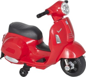 Piaggio Mini Vespa GTS Elettrica 6V per Bambini Rossa...