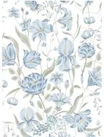 Sandberg Carta da parati Karins Bukett - Sky Blue