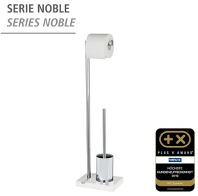 Scopino con supporto per carta igienica Noble - Wenko