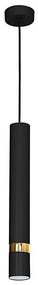 Lampada a sospensione su cavo JOKER 1xGU10/25W/230V nero/oro
