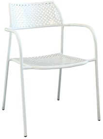 ROMANUS - set tavolo in metallo cm 60 x 60 x 72 h con 2 poltrone Aviim