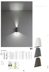 Redo 9536 - Applique a LED da esterno TWILL 1xLED/11W/230V IP65