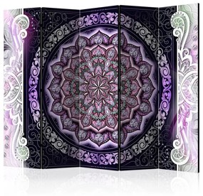Paravento Round Stained Glass (Violet) II [Room Dividers]