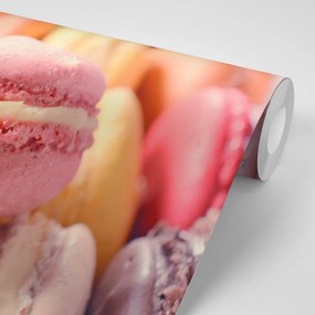 Carta da parati autoadesiva – Macarons colorati