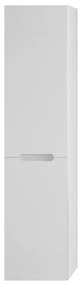 Pensile bagno sospeso bianco lucido con ante soft-close H 140 Eva
