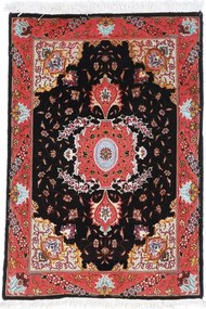 Tabriz Tappeto 90x60 Rosa (Iran) Annodato A Mano