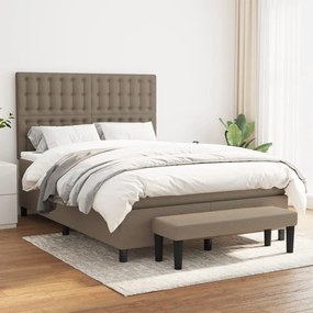 Giroletto A Molle Con Materasso Tortora 140x200 Cm İn Tessuto /