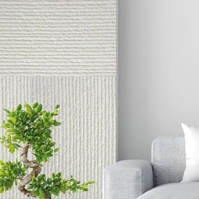 Pannello decorativo effetto pietra graffiata 3D set 12 pz 8,6 mt2 rivestimento murale in PU 120 x 60 x 2,5 Bianco Alabastro