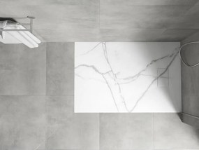 Mexen Hugo piatto doccia rettangolare SMC 120 x 90 cm, pietra bianca - 42159012