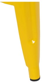 Set di sedie da bar gialla in metallo 2 pz (altezza della seduta 61 cm) – Ixia