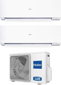 Climatizzatore Condizionatore Haier Dual Split Inverter serie expert 12+15 con 2U50S2SM1FA-3 R-32 Wi-Fi Integrato 12000+15000