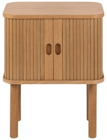 Comodino in rovere decorato in colore naturale Langley - Actona