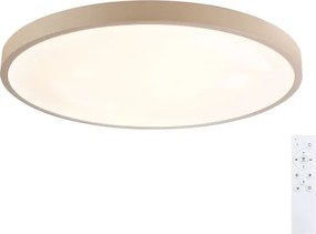 Brilagi - Lampada dimmerabile GLASS POOL DOUBLE LED/80W/230V 60 cm beige + telecomando