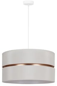 Duolla - Lampadario a sospensione con filo DUO 1xE27/15W/230V diametro 40 cm color crema/oro