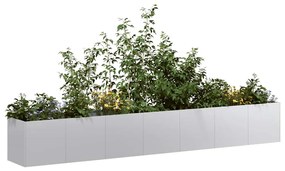 Fioriera 280x40x40 Cm İn Acciaio Zincato /