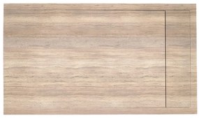 Piatto doccia SENSEA in resina Neo beige L 70 x L 90 x H 3 cm opaco effetto marmo