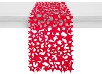 Runner intagliato con stelle 120x30 cm