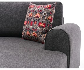 Divano angolare a U antracite Belen - Balcab Home