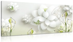 Quadro su tela – Fiori astratti