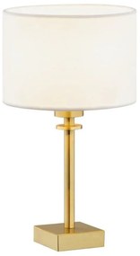 Argon 8047 - Lampada da tavolo ABBANO 1xE27/15W/230V ottone/bianco