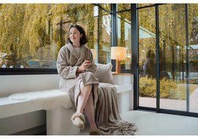 Coperta grigio tortora in micropile 150x200 cm Pippa – Tiseco Home Studio