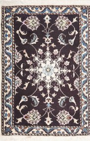 Nain Tappeto 60 x 90 Blu (Iran) Annodato A Mano