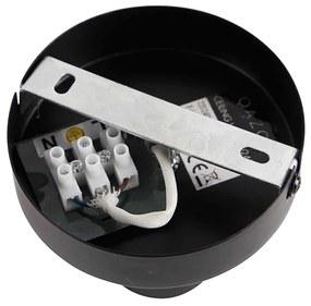 Plafoniera di design nera con riflettore G95 nero - Facile